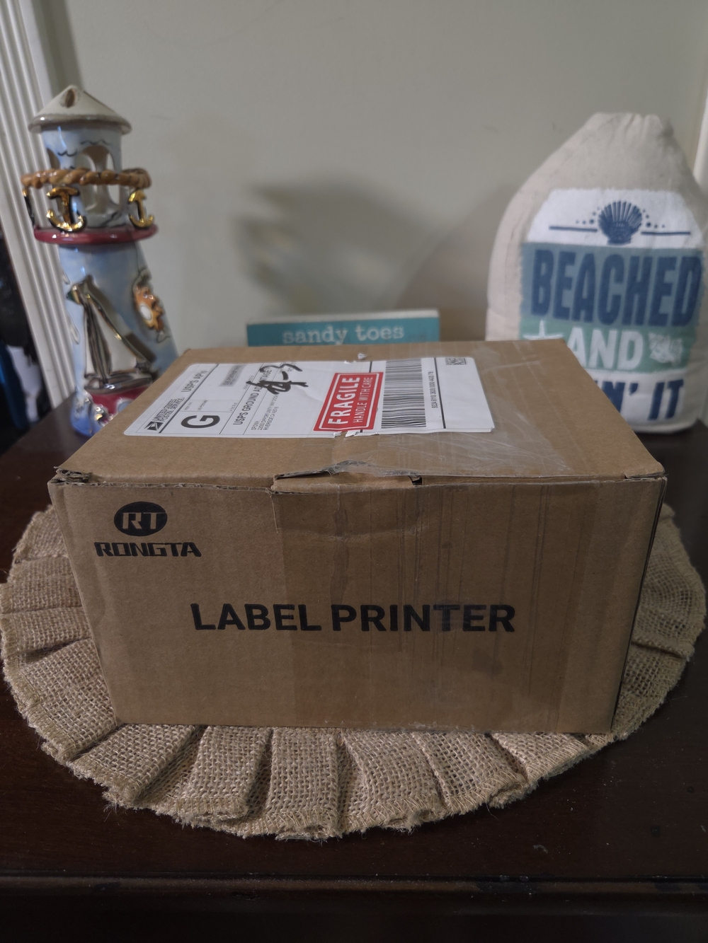 NIB Rongta Label Printer - PINK